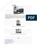 Ensayo de Tracción