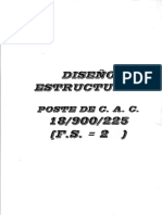 Diseño Estructural Postes CAC 18m