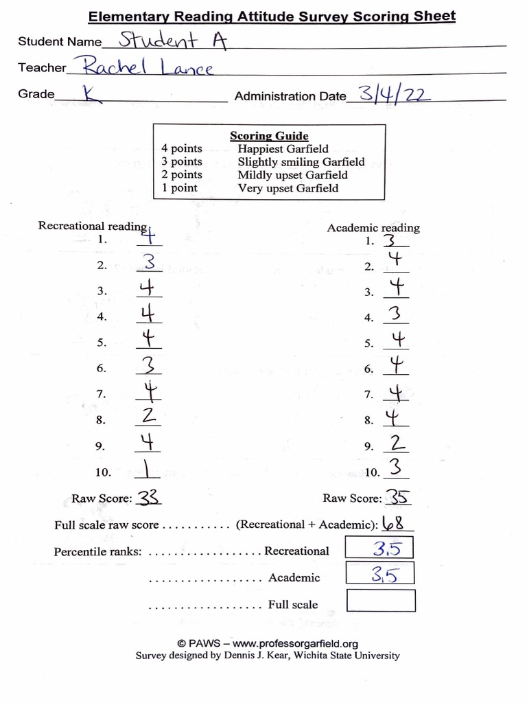 Attitude Survey | PDF