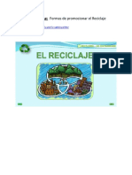 6 º Promocional El Reciclado