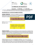 Guia Pedg #3 Matematica Primer Año