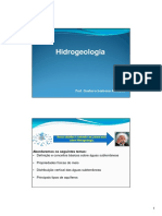 Hidrogeologia - 2016 - Semana 3 - Defini Æo - Conceitos B Sicos - Distribui Æo Vertical
