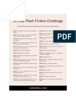 30 day microfiction challenge