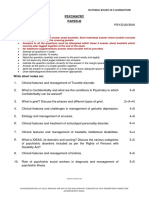 Psychiatry Paper-Iii: Final Exam National Board of Examinations December 2020