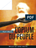 L'Opium Du Peuple - Karl Marx