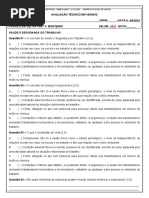 AVALIAÇÃO DE TECNICO DE VENDAS