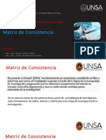 Matriz de Consistentecia PGE