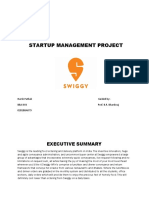 Startup Management Project: Executive Summary