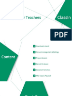 ClassIn User Manual For Teachers