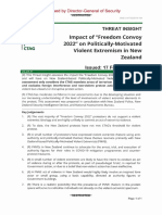 February 17 CTAG report - Violent Extremist Reaction to Freedom Convoy