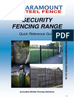 Security Fencing Range: Quick Reference Guide