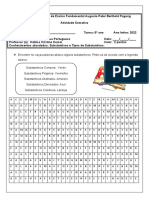 Caça-palavras com Substantivos