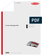 Fronius DataLogger Web Operating-Manual