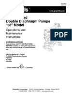 Graymills Air Operated Double Diaphragm Pump One-Half Inch
