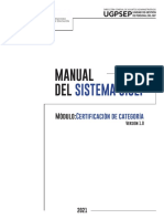 Manual Sisep Certificacion de Categoria