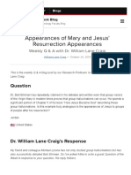 Mass Hallucinations - Appearances-Of-Mary-And-Jesus-Resurrection - 3 Witnesses