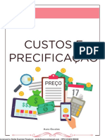 Custos e precificação de produtos