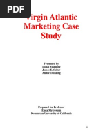 Download Ws Virgin Atlantic Marketing Case Study by Prang Kannarun SN57270810 doc pdf