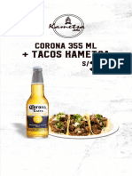 Corona 355 ML: + Tacos Kametsa