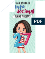 Cuadernillo de SUMAS Y RESTAS Con Punto Decimal-Comprimido