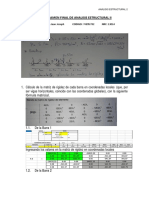 Exámen de Análisis Estructural