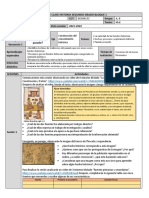 Plan de clase historia segundo grado bloque 1