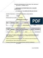 Certificado de Pozo A Tierra CC Centro Lima