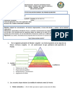 Examen Quimestre para Alumnos 2do