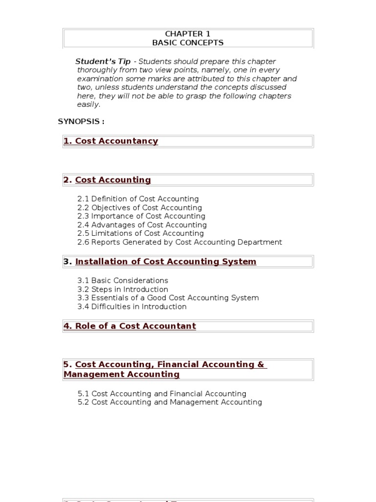38 Costing Theory | PDF | Cost Accounting | Management Accounting