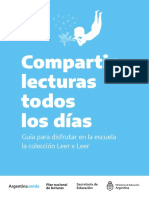 Compartir Lecturas Todos Los Días: Guía para Disfrutar en La Escuela La Colección Leer X Leer