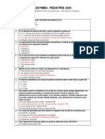 EXAMEN 13 - Malnutrición y Avitaminosis - Nutrición en Pediatría