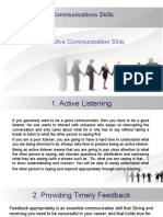 Communications Skills: Effective Communication Skils