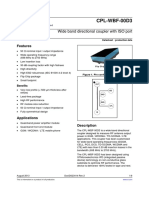 CPL-WBF-00D3: Wide Band Directional Coupler With ISO Port