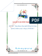 Luận Văn - ứng Dụng Công Nghệ Thông Tin Trong Quản Lý Nhân Sự Tại Công Ty INTECH (Download Tai Tailieu