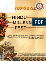 Proposal Sponsor Hindu Milenial Fest Jateng