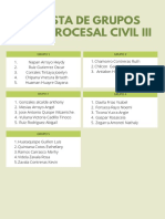 Grupos de Trabajo - Procesal Civil III