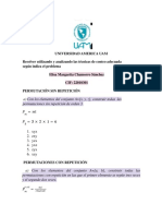 EJERCICIOS A RESOLVER DE TECNICAS DE CONTEO NCK y NPK