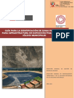 Guía para la identificación de zonas potenciales para infraestructura de disposición final de residuos sólidos municipales