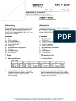 Standard STD 311-0018: Steel Stål | PDF