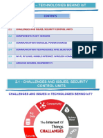 Module 2 - Technologies Behind Iot: 2.1 Challenges and Issues, Security Control Units
