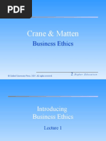 Crane & Matten: Business Ethics