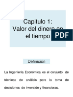 Cap. 1 - Valor Del Dinero en El Tiempo