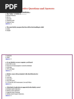 MYSQL Objective Questions and Answers