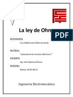 Informe Nro1 Ley de Ohm