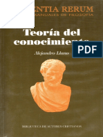 TEORIA DEL CONOCIMIENTO-ALEJANDRO LLANO