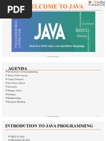 Welcome To Java: Java Is A Write Once, Run Anywhere Language