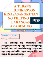 Pangkat 9 Filipino para Sa Natatanging Gamit