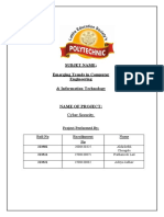 Subjet Name: Emerging Trends in Computer Engineering & Information Technology