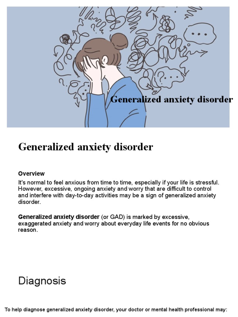 Generalized Anxiety Disorder | PDF | Anxiety Disorder | Generalized ...