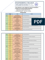 Schedule - FDP - Applications of Cognitive Radio Networks